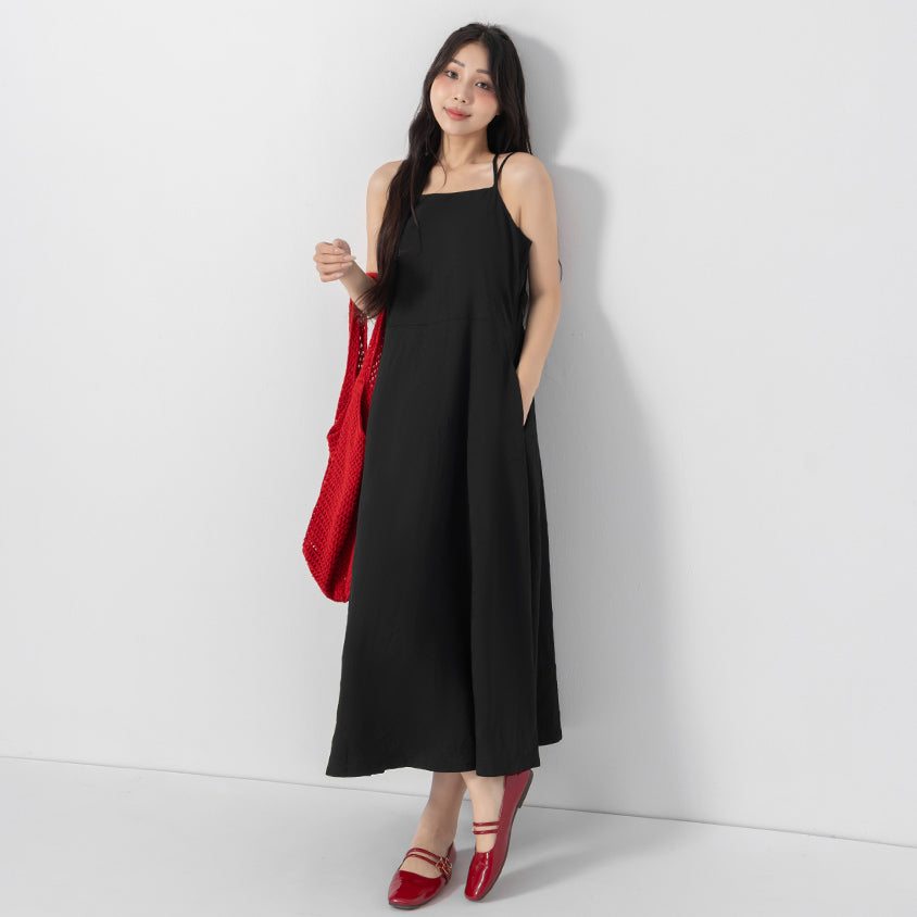 Elegant Jacquard Tie-Back Plus Size Maxi Dress