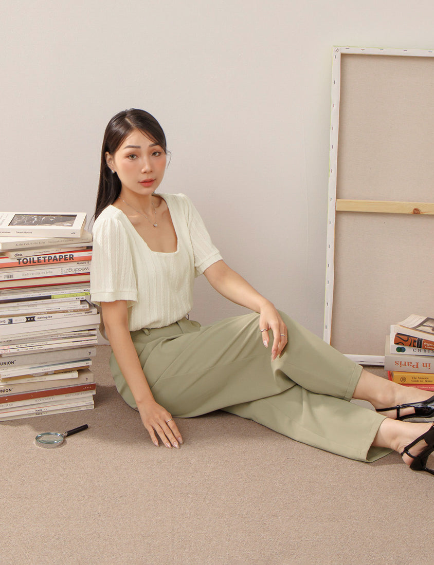 MISS. Cool Touch Wrinkle-Resistant Tailored Cropped Suit Plus Size Pants