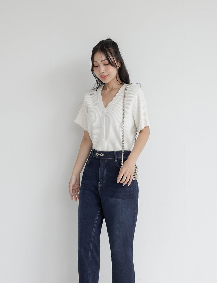 Zero Restriction Cloud Denim Plus Size Cropped Jeans (Short)