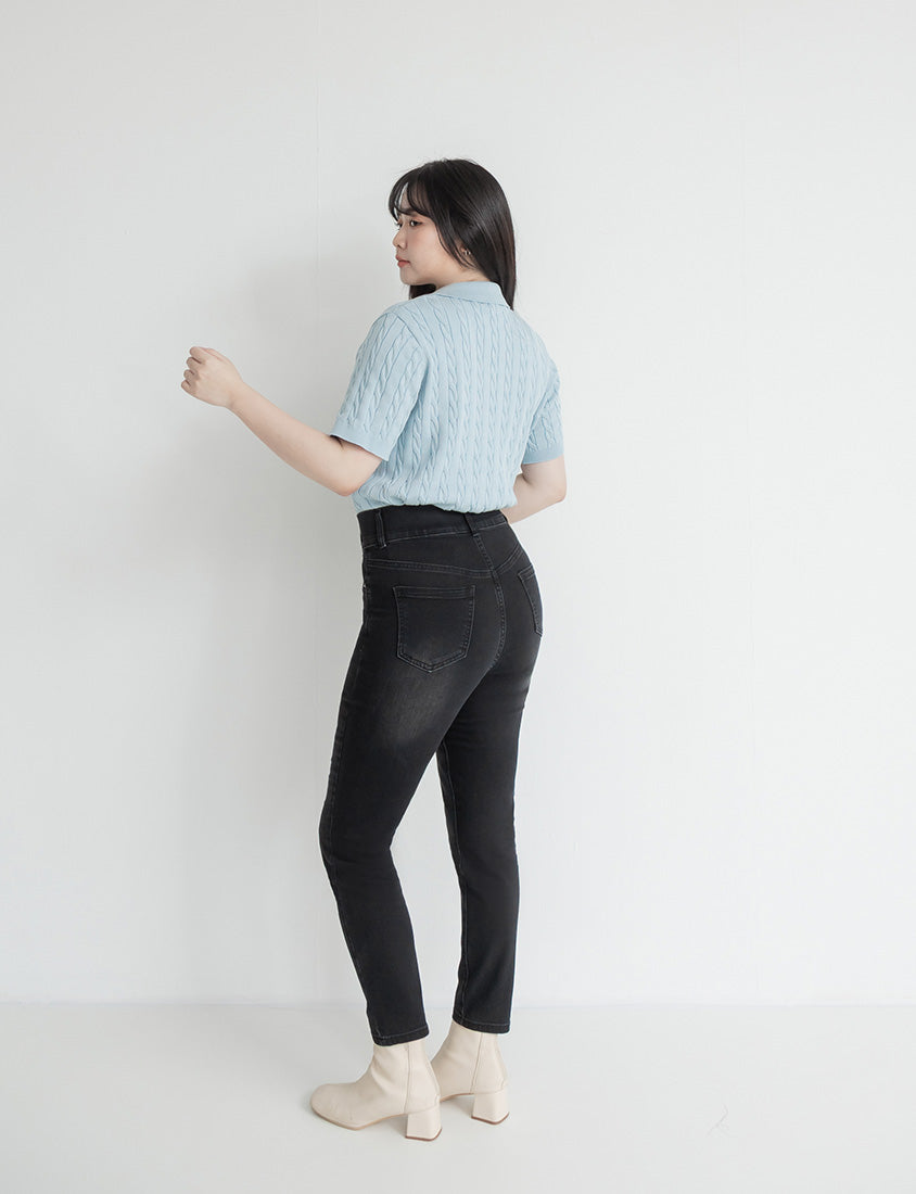 Push-Up High Waist Tummy-Control Plus Size Jeans
