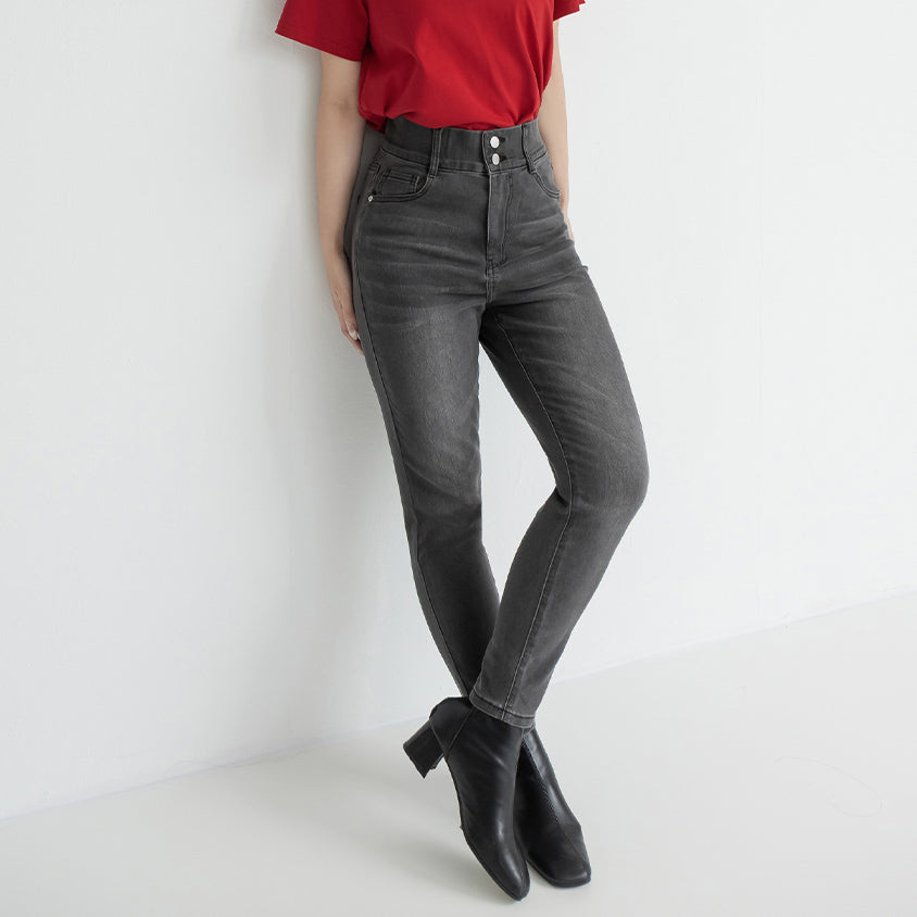 Push-Up High Waist Tummy-Control Plus Size Jeans