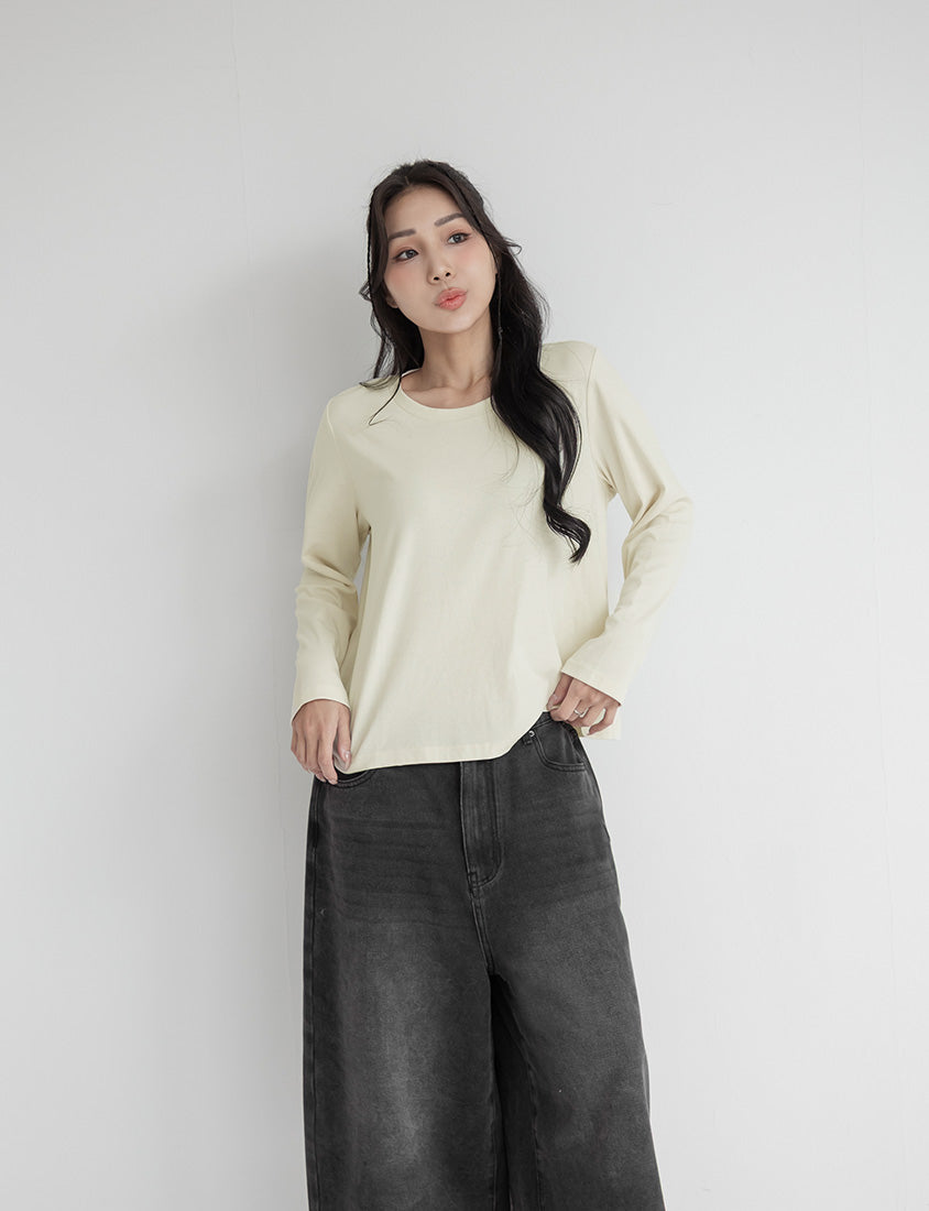 Japanese Style Layered Knit Cutout Plus Size Two-Piece Set
