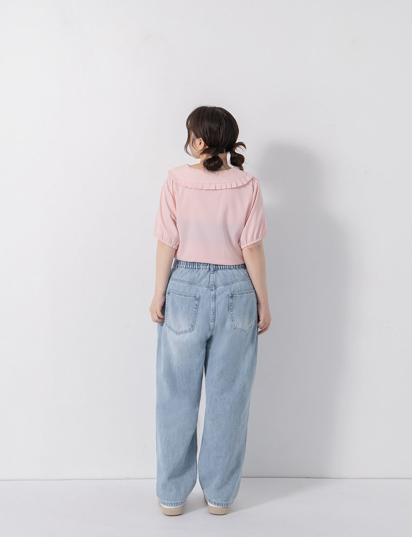 Apple-Shaped Friendly! Perfect Fit Slim Straight Cropped Plus Size Jeans