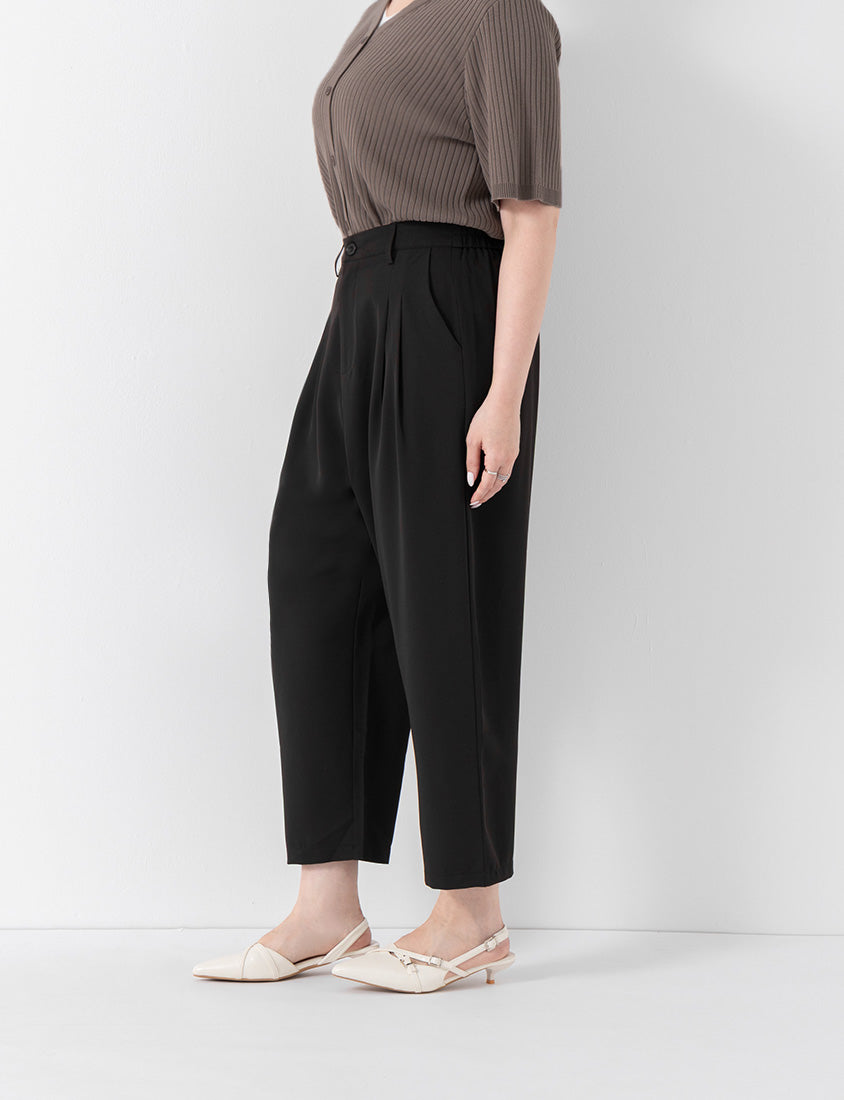 MISS. Cool Touch Wrinkle-Resistant Tailored Cropped Suit Plus Size Pants