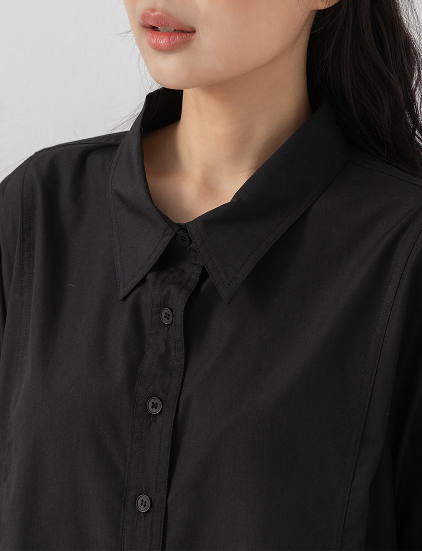 Pear-Shaped Friendly! Perfect Fit Seamed Versatile Plus Size Shirt