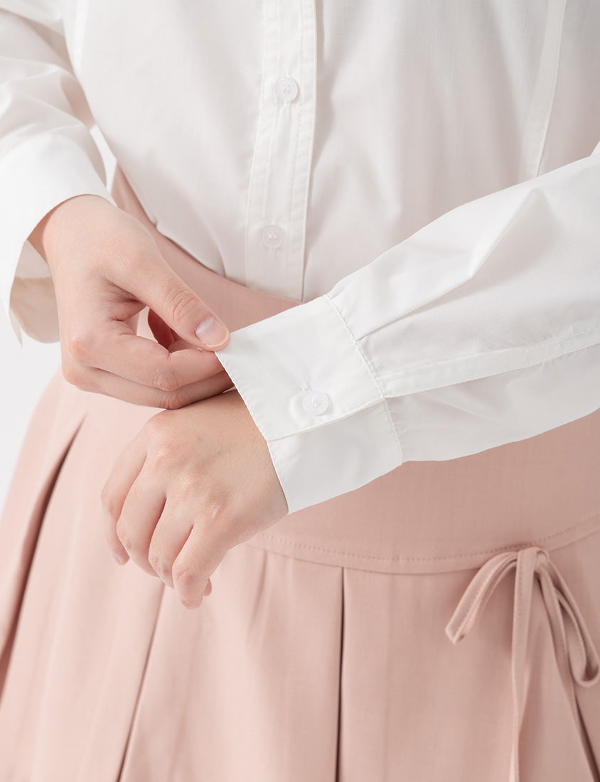 Apple-Shaped Friendly! Perfect Fit Seamed Versatile Plus Size Shirt