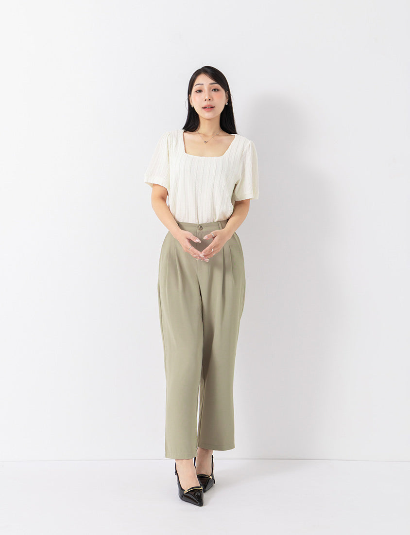 MISS. Cool Touch Wrinkle-Resistant Tailored Cropped Suit Plus Size Pants