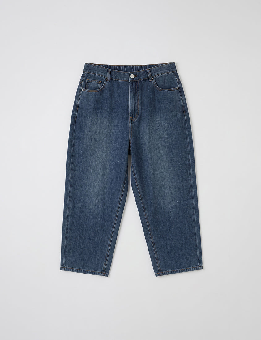Pear-Shaped Friendly! Perfect Fit Slim Straight Cropped Plus Size Jeans