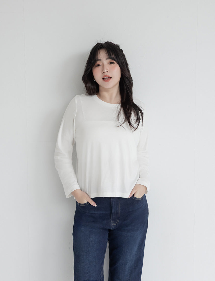 Japanese Style Layered Knit Cutout Plus Size Two-Piece Set
