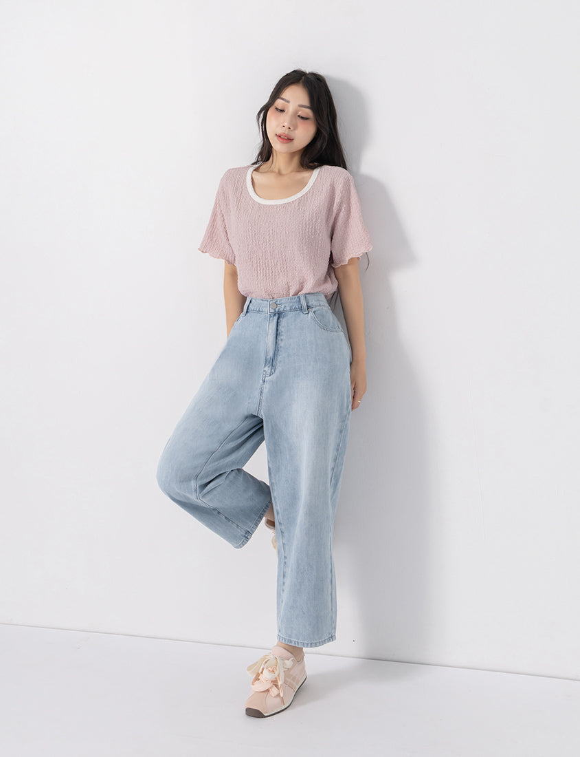 Pear-Shaped Friendly! Perfect Fit Slim Straight Cropped Plus Size Jeans